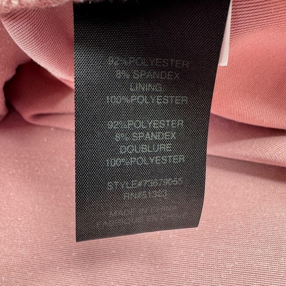 Cynthia Steffe Crushed Rose Velvet Wrap Spaghetti Strap Sheath Dress Size 10 - Picture 7 of 9